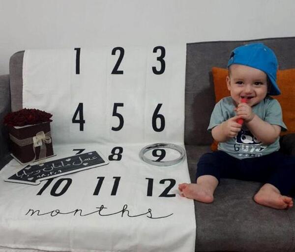 عکس نوزاد نه ماهه پسر