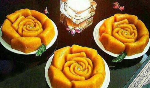 عکس حلوا تزیین شده