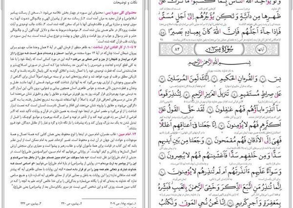 عکس تفسیر قرآن کریم