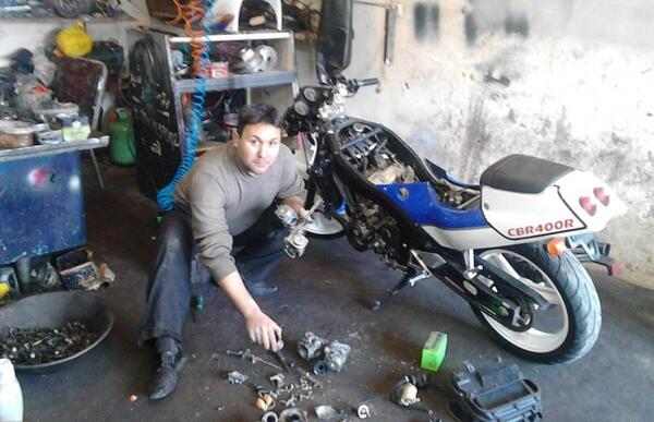 عکس موتور cb400