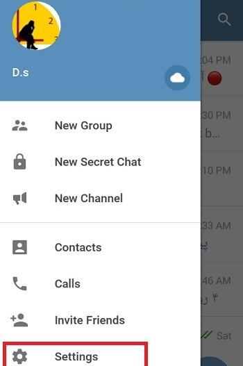 عکس پروفایل حساب کاربری حذف شده تلگرام