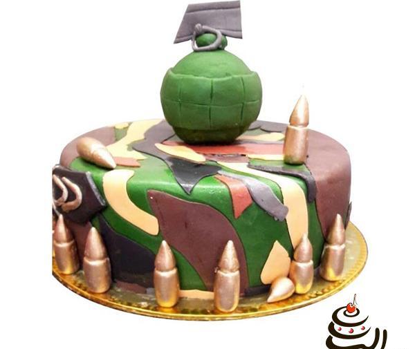 عکس کیک پایان خدمت