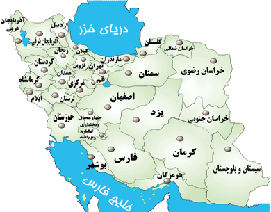 عکس نقشه ایران بدون نوشته