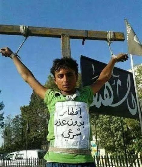 عکس به صلیب کشیده شدن