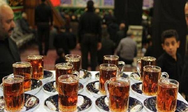 عکس چای روضه امام حسین
