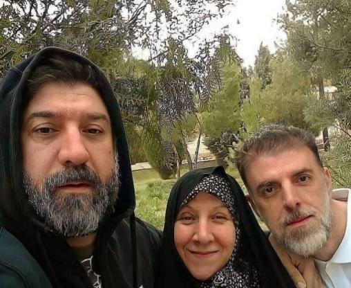 عکس پشت صحنه نقطه چین علی انصاریان