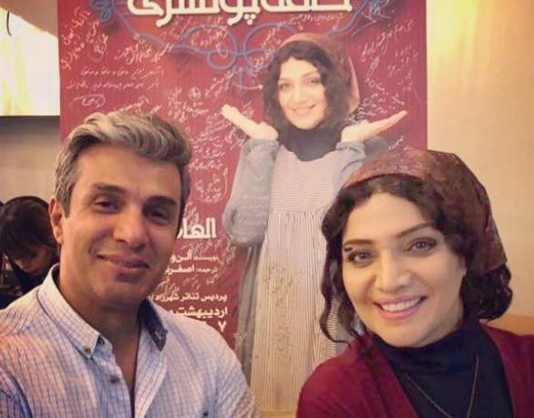 عکس عروسی آریا عظیمی نژاد و همسرش