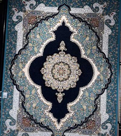 عکس فرش فیروزه ای جدید
