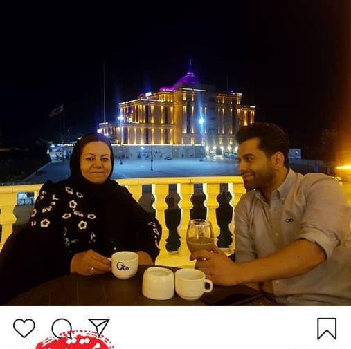 عکس مادر رضا بهرام