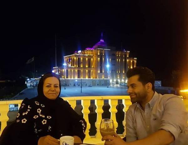 عکس مادر رضا بهرام