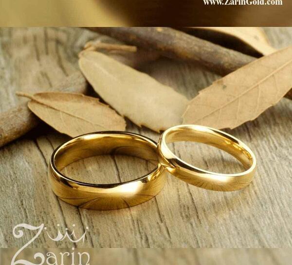 عکس حلقه نامزدی ساده و شیک