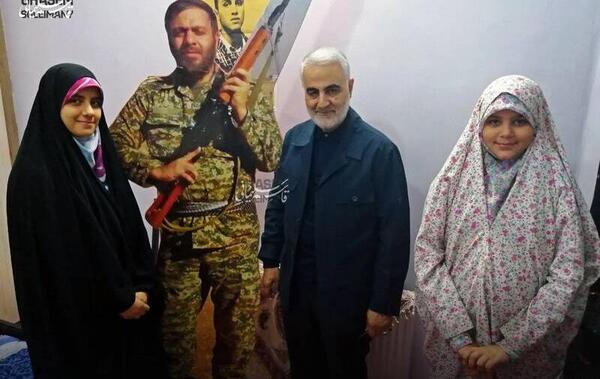 عکس خانوادگی سردار سلیمانی