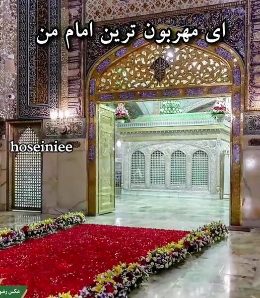 عکس وضعیت واتساپ ولادت امام رضا