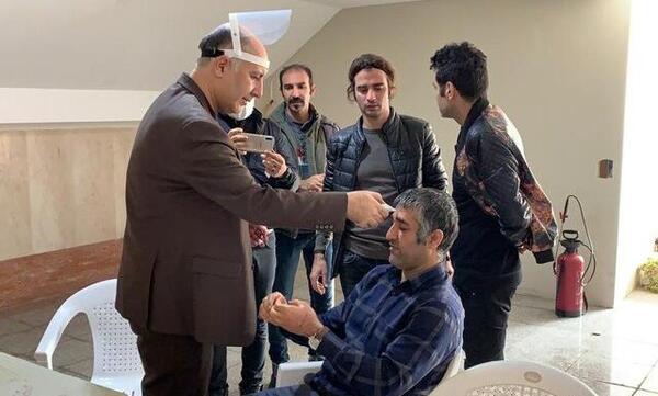 عکس پشت صحنه سریال زیرخاکی