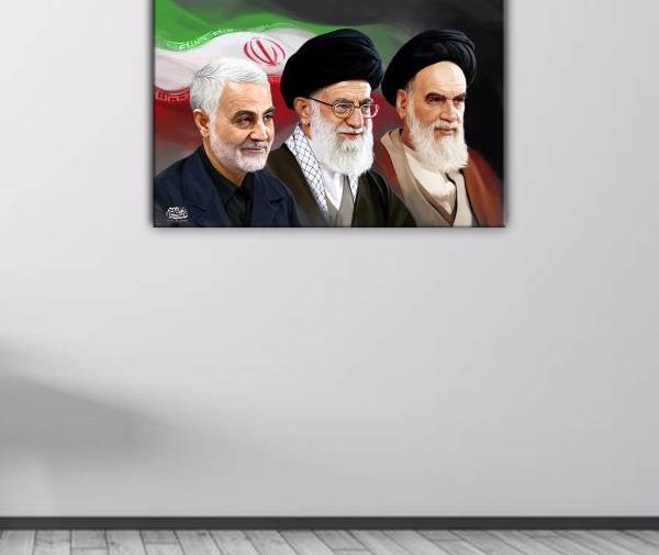 عکس رئیسی خامنه ای خمینی