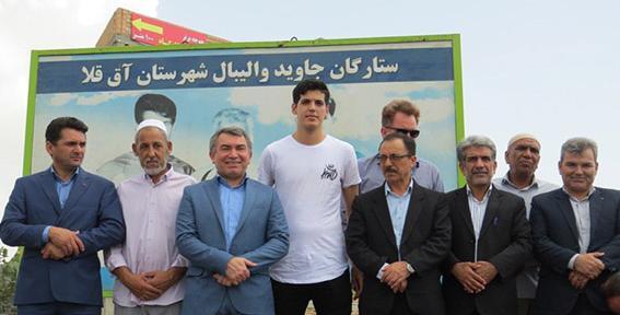 عکس مادر صابر کاظمی