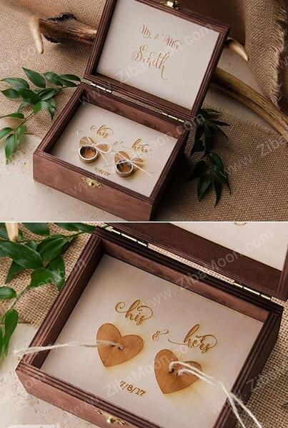 عکس حلقه ازدواج جعبه