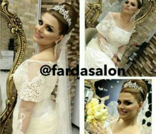 عکس لباس عروس کردی سفید