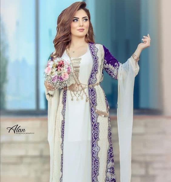عکس لباس عروس کردی سفید