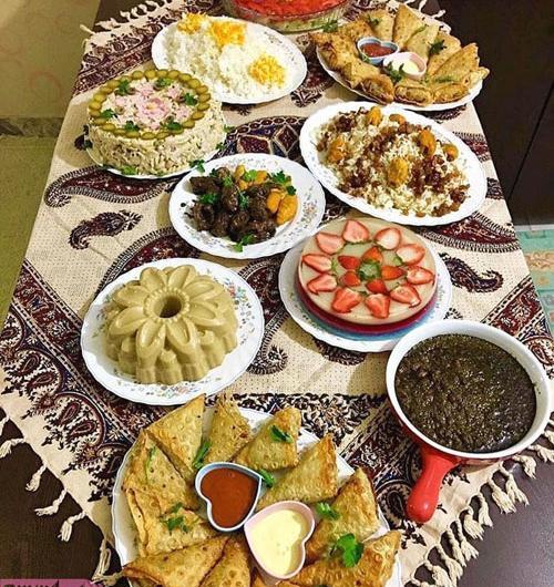عکس سفره ناهار