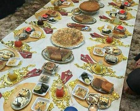 عکس سفره ناهار