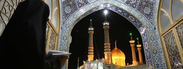 عکس دختر چادری تو کربلا