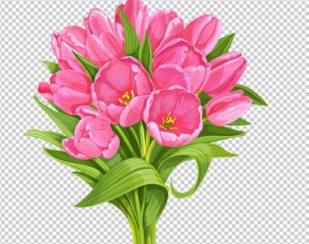 عکس گل های زیبا کارتونی