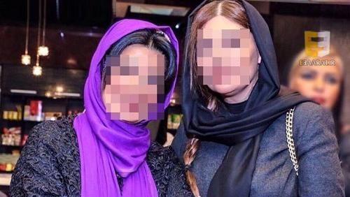 عکس با حجاب و بی حجاب بازیگران