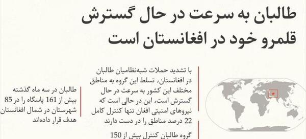 عکس قلمرو طالبان