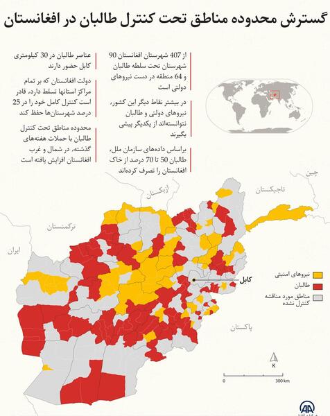 عکس قلمرو طالبان