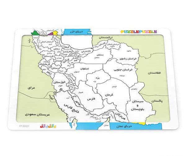 عکس رنگ آمیزی نقشه ایران
