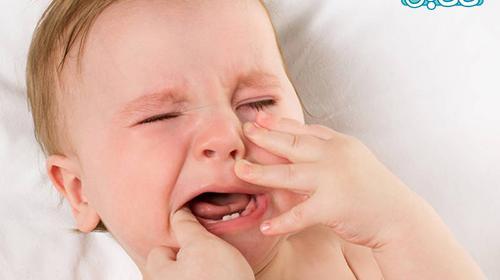 عکس برفک دهان نوزاد نی نی سایت
