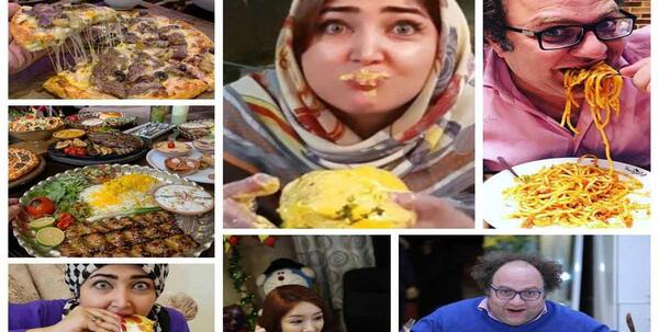 عکس غذا گذاشتن در اینستاگرام