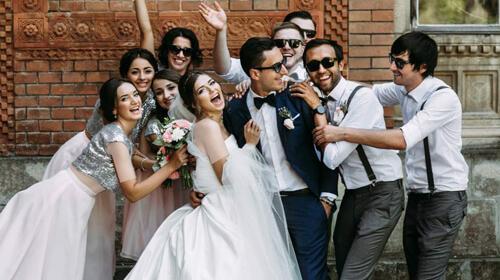 عکس عروس و داماد و ساقدوش
