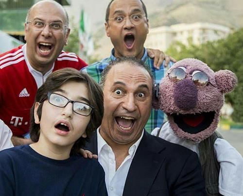 عکس پشت صحنه صدای جناب خان