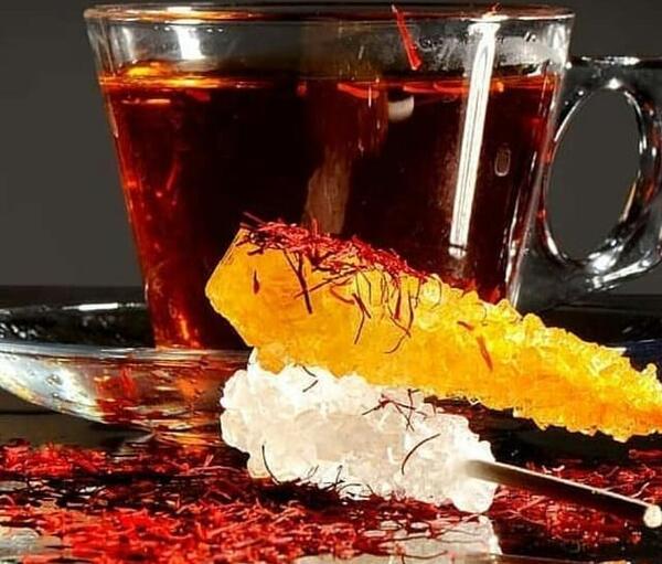 عکس لیوان زعفران