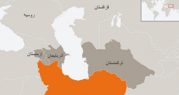 عکس نقشه ایران بدون دریای خزر