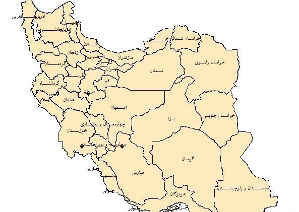 عکس نقشه ایران قبل از انقلاب
