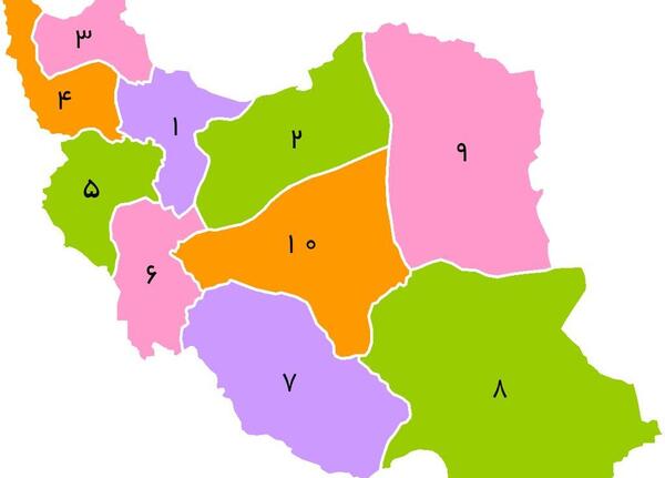 عکس نقشه ایران قبل از انقلاب