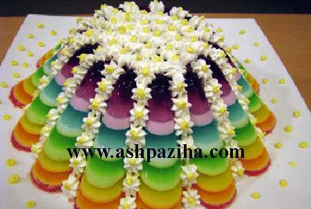 عکس ژله رنگین کمان چرخشی