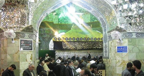 عکس داخل ضریح حضرت معصومه