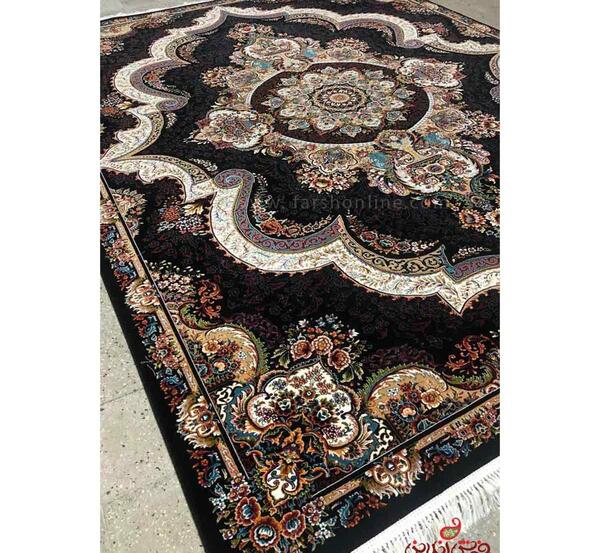 عکس فرش شهیاد سرمه ای