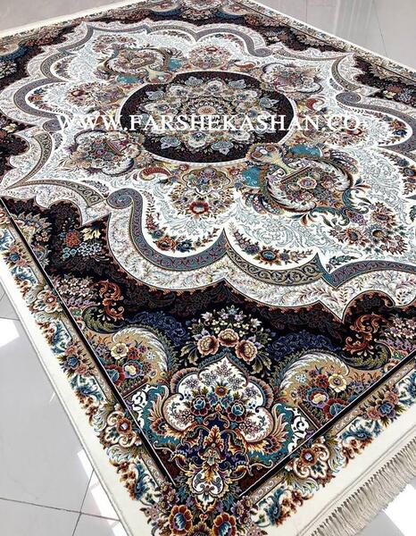 عکس فرش شهیاد سرمه ای