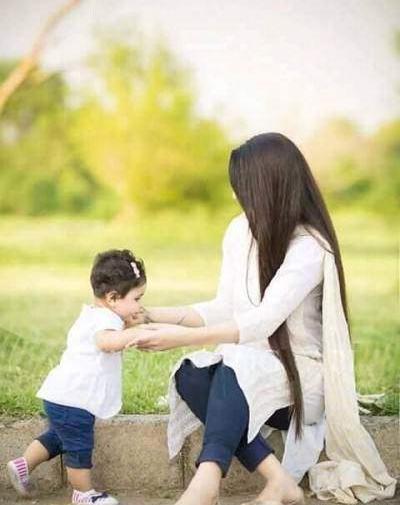 عکس مادر دختری بدون متن