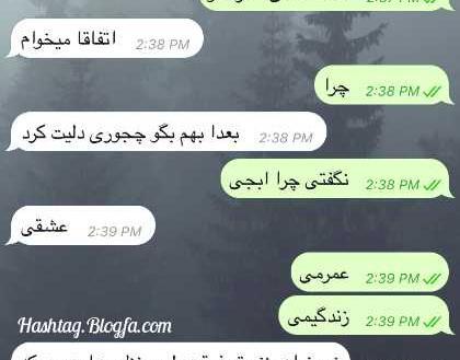 عکس صفحه چت شکست عشقی