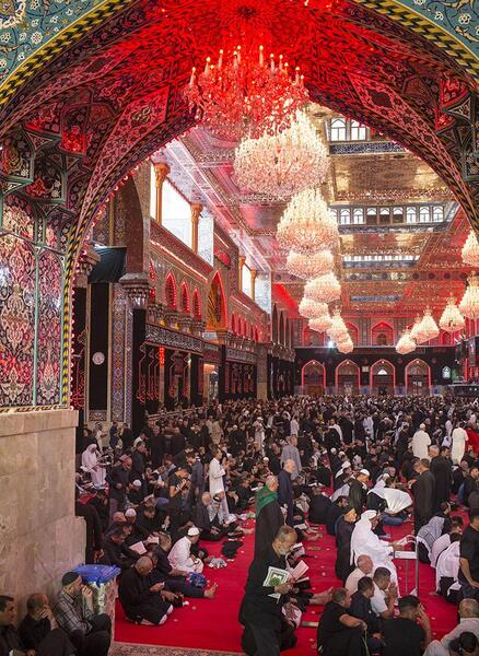 عکس داخل صحن امام حسین
