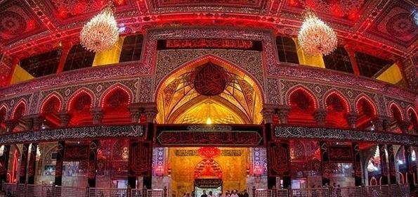 عکس داخل صحن امام حسین