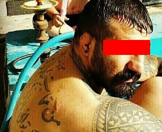 عکس خالکوبی وحید مرادی
