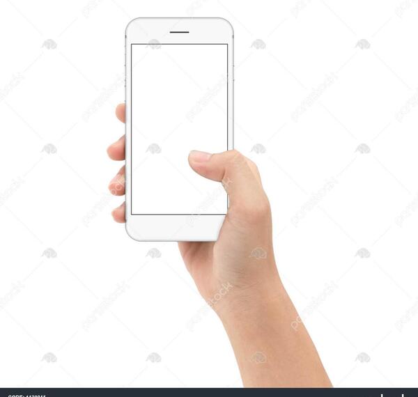 عکس گوشی به دست