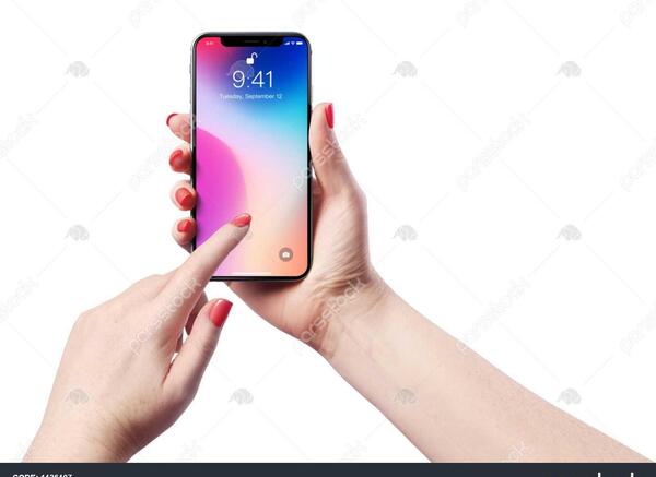 عکس گوشی به دست